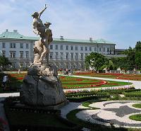 Mirabell Palace near Austria city Salzburg